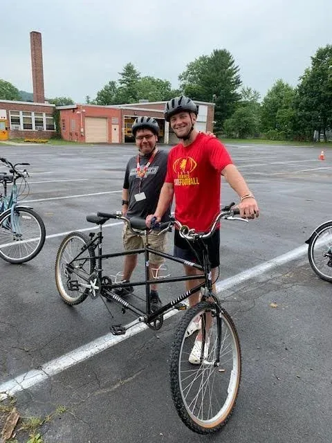 A Captain and Stoker ready to ride